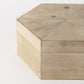 Set Of Two Hexagonal Wooden Boxes