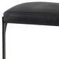 29" Black Iron Backless Bar Chair