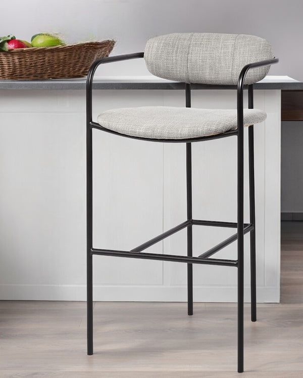 29 Grey Steel Bar Chair