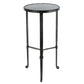 24" Black Iron Square End Table