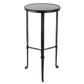 24" Black Iron Square End Table