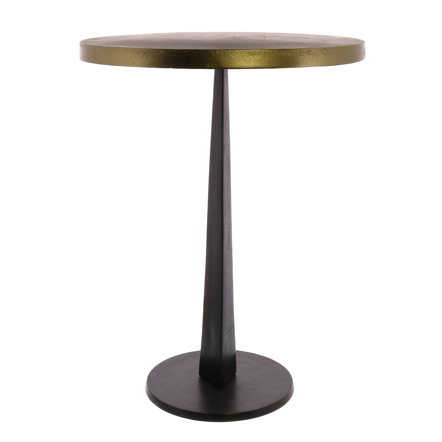 21" Bronze Iron Round End Table