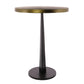 21" Bronze Iron Round End Table