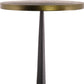 21" Bronze Iron Round End Table