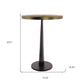 21" Bronze Iron Round End Table