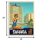 18" X 24" Hotel Sahara C1960S Las Vegas Vintage Travel Poster Wall Art