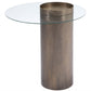 Contemporary Antique Gold End Table