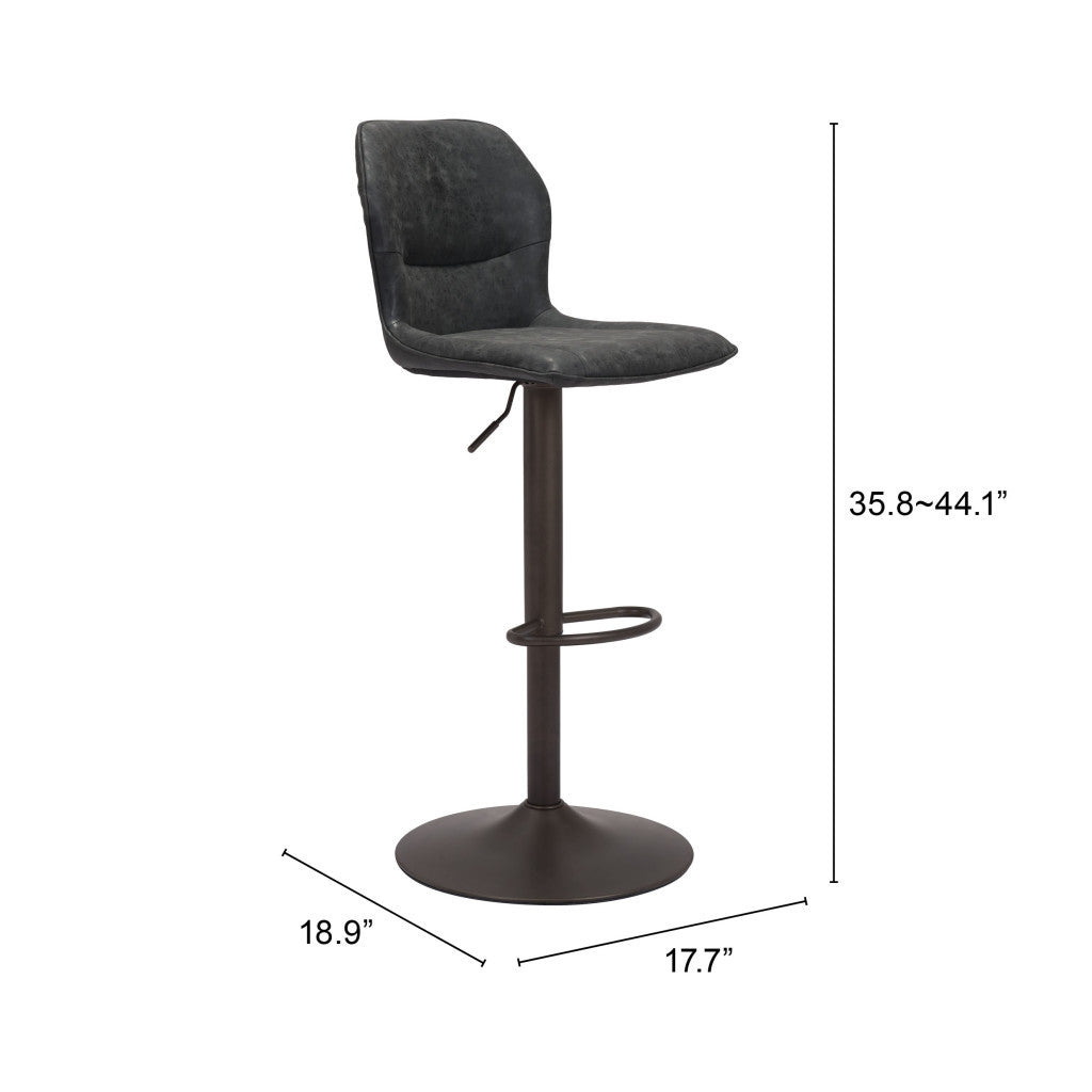 Adjustable Height Steel Swivel Low Back Counter Height Bar Chair