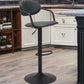 Adjustable Height Steel Swivel Low Back Counter Height Bar Chair