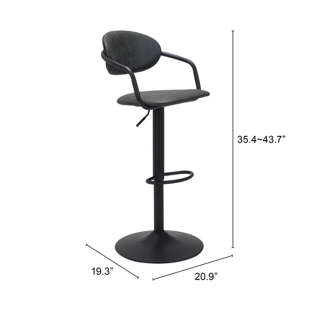 Adjustable Height Steel Swivel Low Back Counter Height Bar Chair