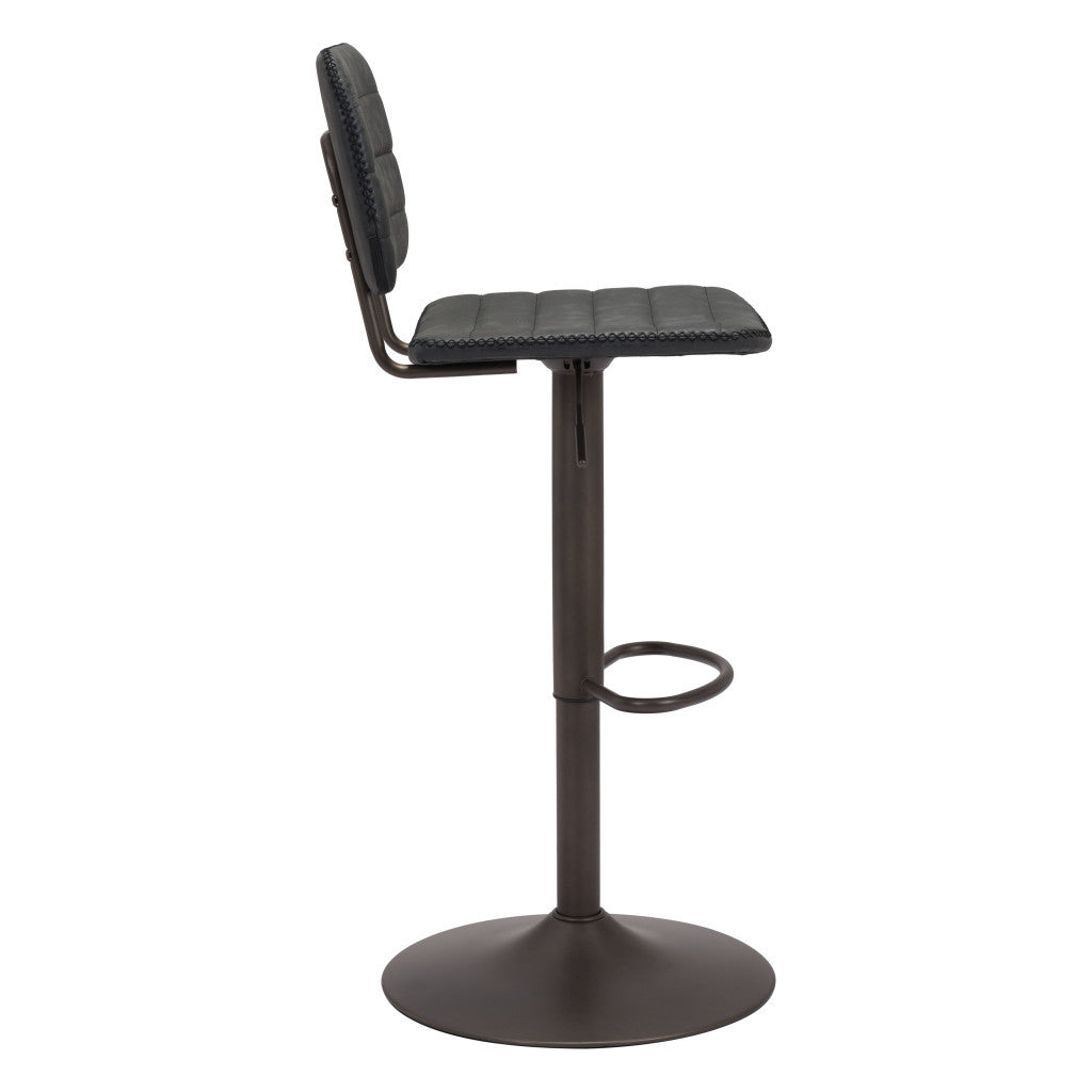 Adjustable Height Steel Swivel Low Back Counter Height Bar Chair