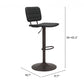 Adjustable Height Steel Swivel Low Back Counter Height Bar Chair