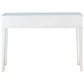 Silver Glass Mirror Console Table