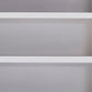 75" White Solid Wood Four Tier Bookcase