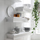 23" Classic White Floating Wall Shelf