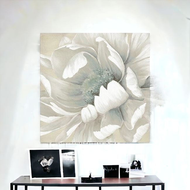 Soft Winter Flower In Bloom Unframed Print Wall Art