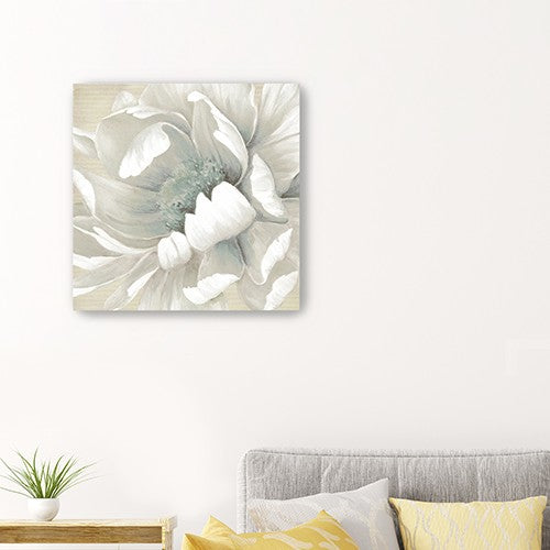 Soft Winter Flower In Bloom Unframed Print Wall Art