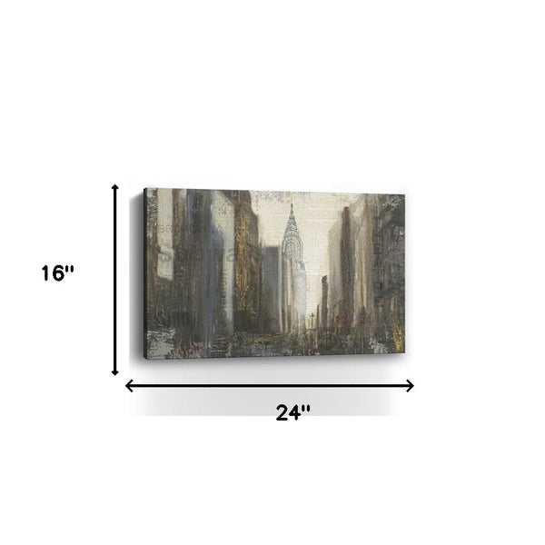 Nyc Urban Street Scene Unframed Print Wall Art