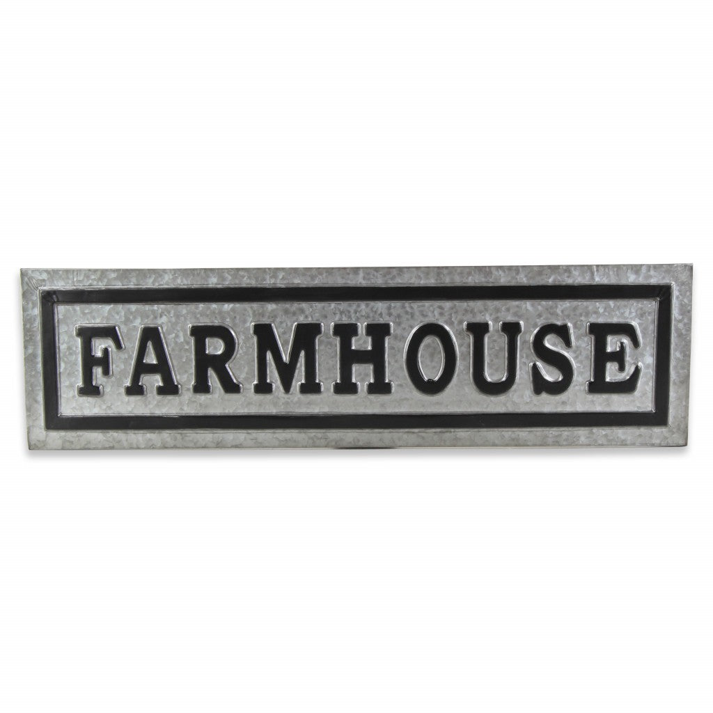 Galvanized Metal Farmhouse Wall Plate