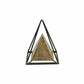 Metal Triangular Decorative Sculpture