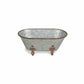 Jumbo Hammered Metal Bathtub Sculpture