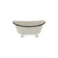 Petite Light Gray Bathtub Decor Piece