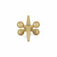 Petite Gold Jack Shaped Decorative Sculpture