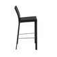 Set of Two 30" Steel Low Back Bar Height Bar Chairs