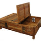 Rectangular Storage Wood Coffee Table