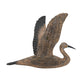 Set of Three Flying Geese Carved Wood 3D Wall Art