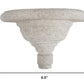 Torch Shaped Cement Wall Shelf