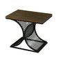 19" Black And Brown End Table