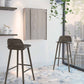 24" Light Gray Floating desk