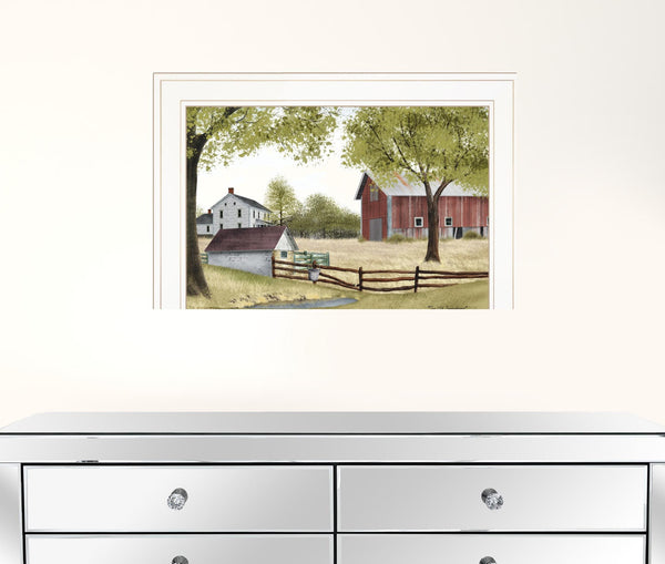 The Old Spring House 1 White Framed Print Wall Art