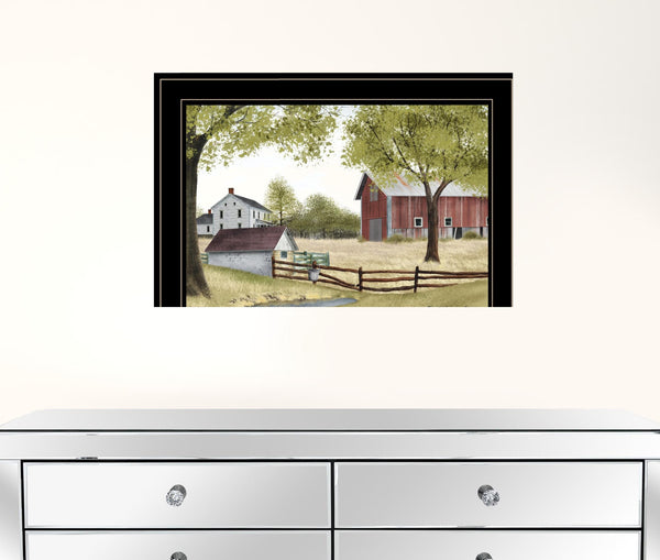 The Old Spring House 2 Black Framed Print Wall Art