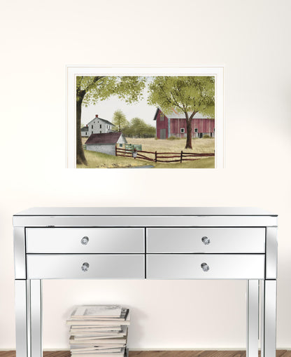 The Old Spring House 3 White Framed Print Wall Art