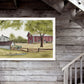 The Old Spring House 5 White Framed Print Wall Art