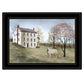 Spring at White House Farm 2 Black Framed Print Wall Art