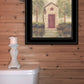 Folk Art Outhouse III 2 Black Framed Print Wall Art