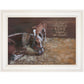 A Mother Love Horses 1 White Framed Print Wall Art