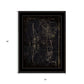 Airplane Patent II 2 Black Framed Print Wall Art