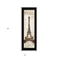 Paris Panel 2 Black Framed Print Wall Art