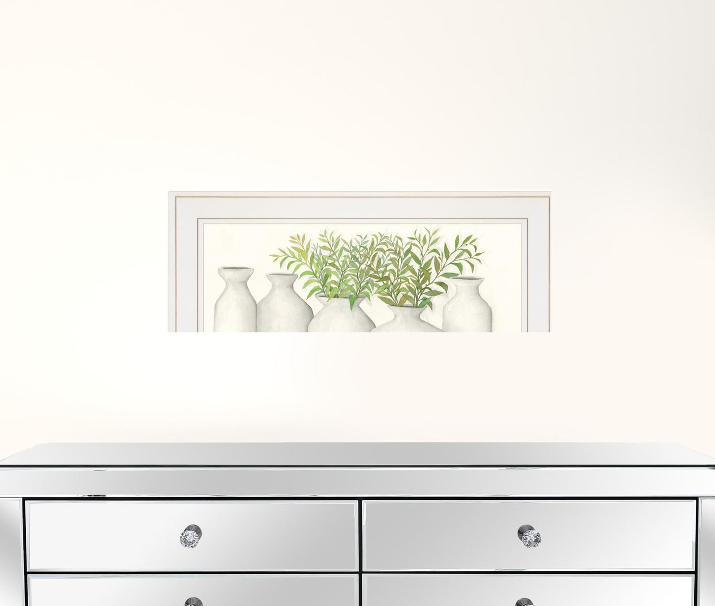 Simplicity in White II White Framed Print Wall Art