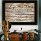 A Farmers Prayer 2 Black Framed Print Wall Art