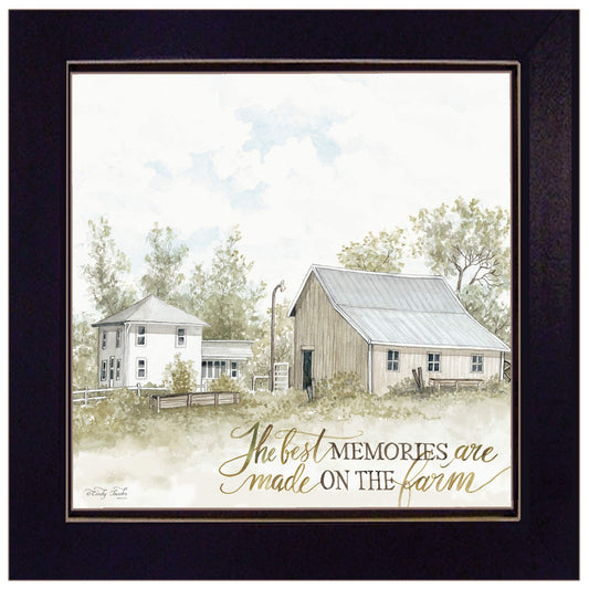 The Best Memories 1 Black Framed Print Wall Art