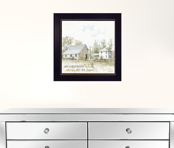 The Best Memories 1 Black Framed Print Wall Art