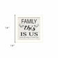 Family This is Us 2 White Framed Print Wall Art