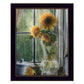 Morning Flower 1 Black Framed Print Wall Art