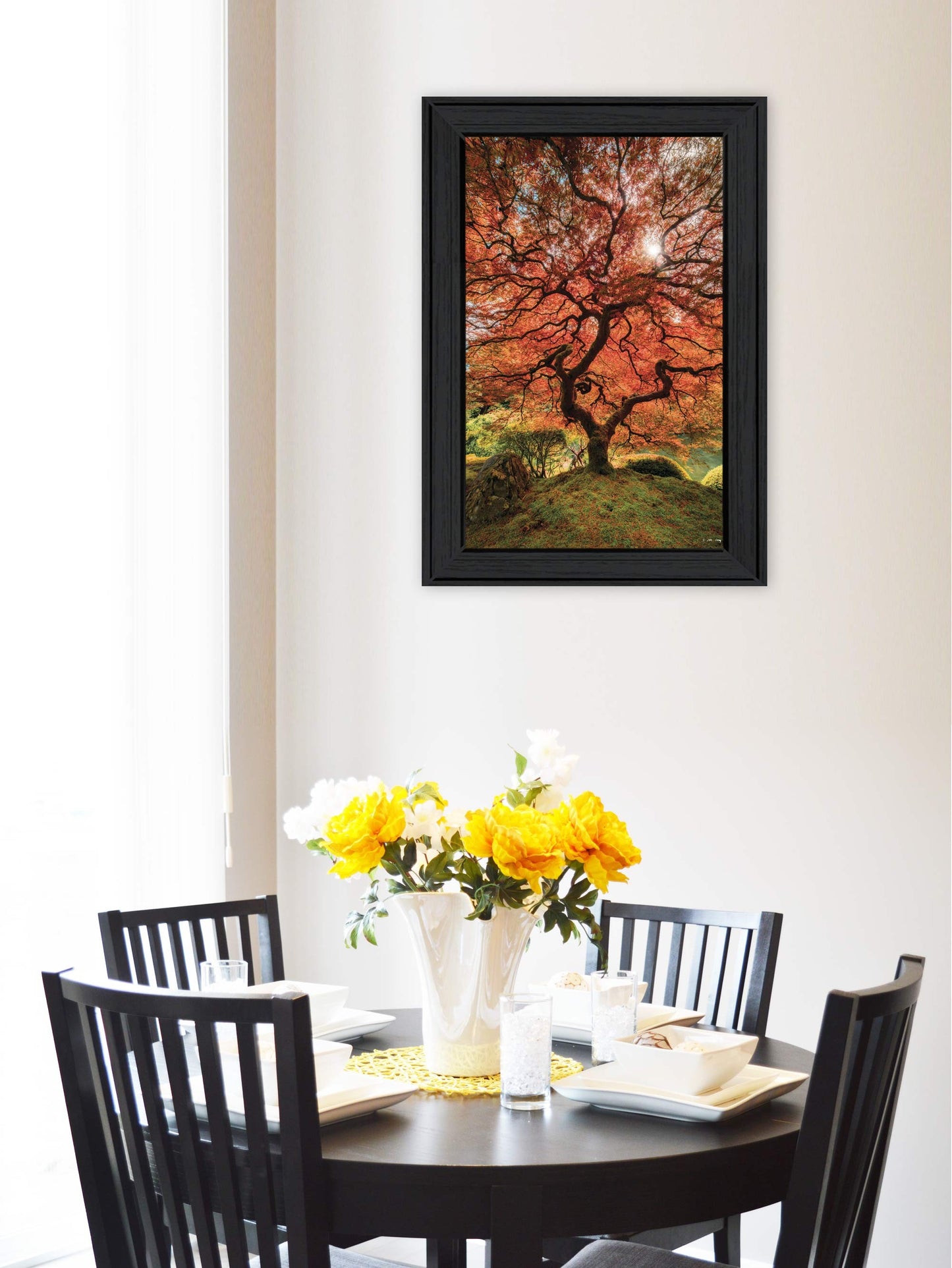 First Colors Of Fall II 2 Black Framed Print Wall Art