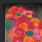 Blooms On Black II 2 Black Framed Print Wall Art